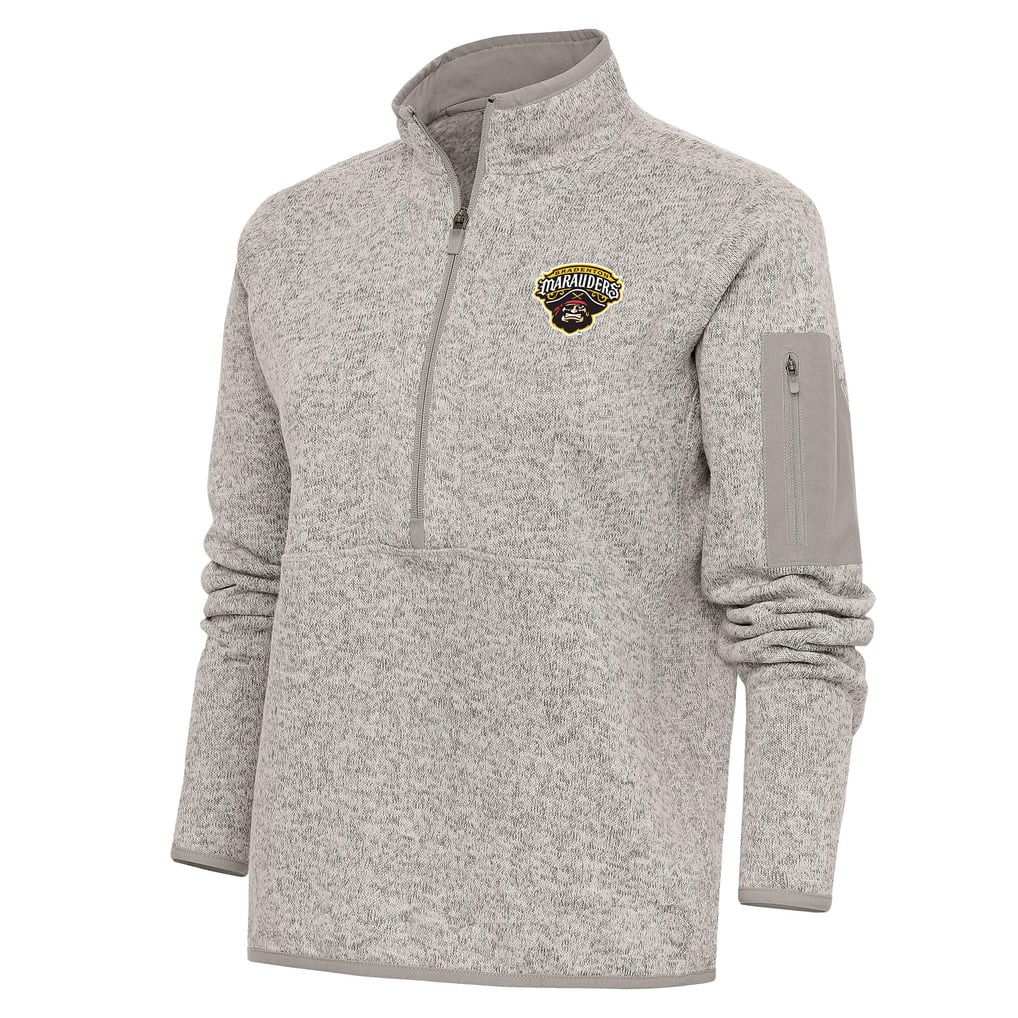  Bradenton Marauders Antigua Women's Fortune Half-Zip Pullover Jacket - Oatmeal