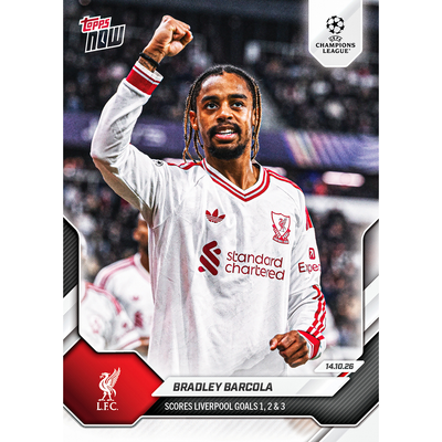 Bradley Barcola - 2026-27 UCL Topps NOW® - Card 25