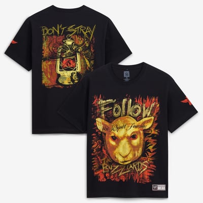 Bray Wyatt The Wyatt Family Follow The Buzzards Retro T-Shirt - Black