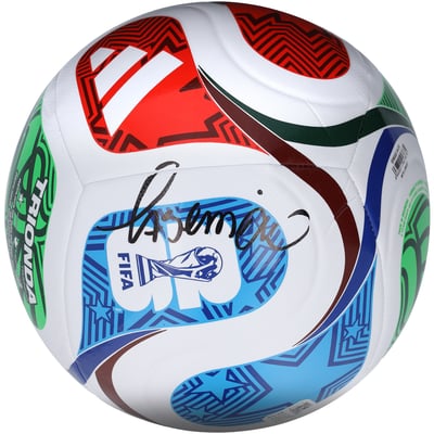 Casemiro Brazil National Team Autographed Fanatics Authentic FIFA World Cup 2026 Training Soccer Ball