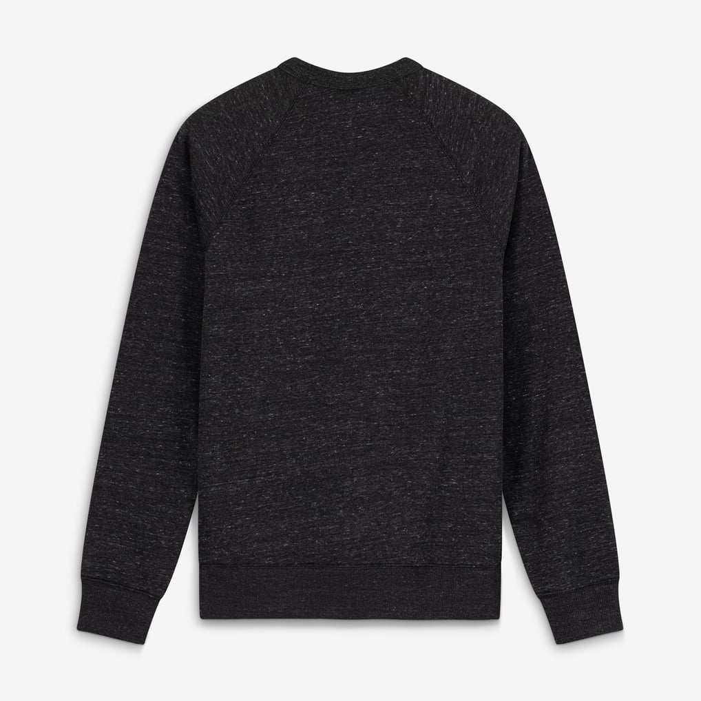  Bret Hart Homage Skull Tri-Blend Raglan Sweatshirt - Charcoal