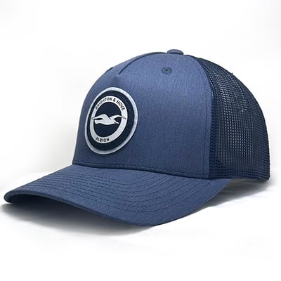  Brighton and Hove Albion 1863FC Badge Nightshift Adjustable Hat - Navy