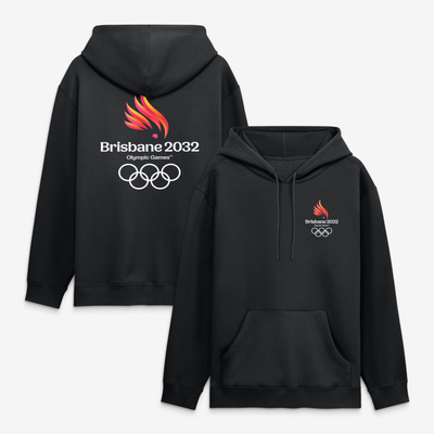 Brisbane 2032 Summer Olympics Primary Logo Hoodie - Black