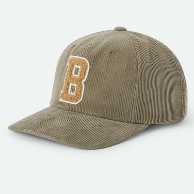  Brixton Brixton Unisex Big B Corduroy Adjustable Hat - Green