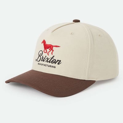 Brixton Brixton Unisex Leisure Snapback Hat - Tan/Brown