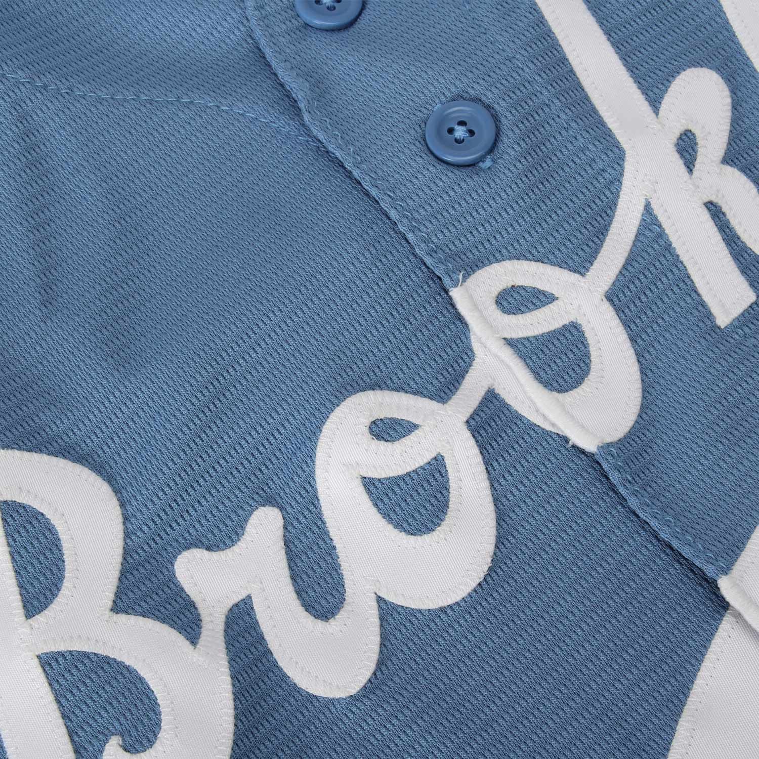 Men's Brooklyn Dodgers Majestic Light Blue Alternate Cooperstown