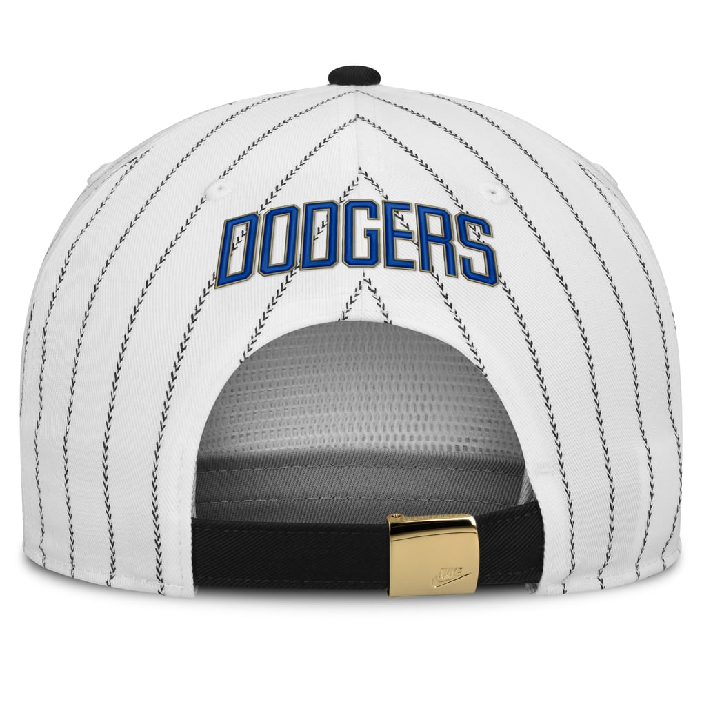 Brooklyn Dodgers Nike Cooperstown Collection Pro Adjustable Hat - White/Black