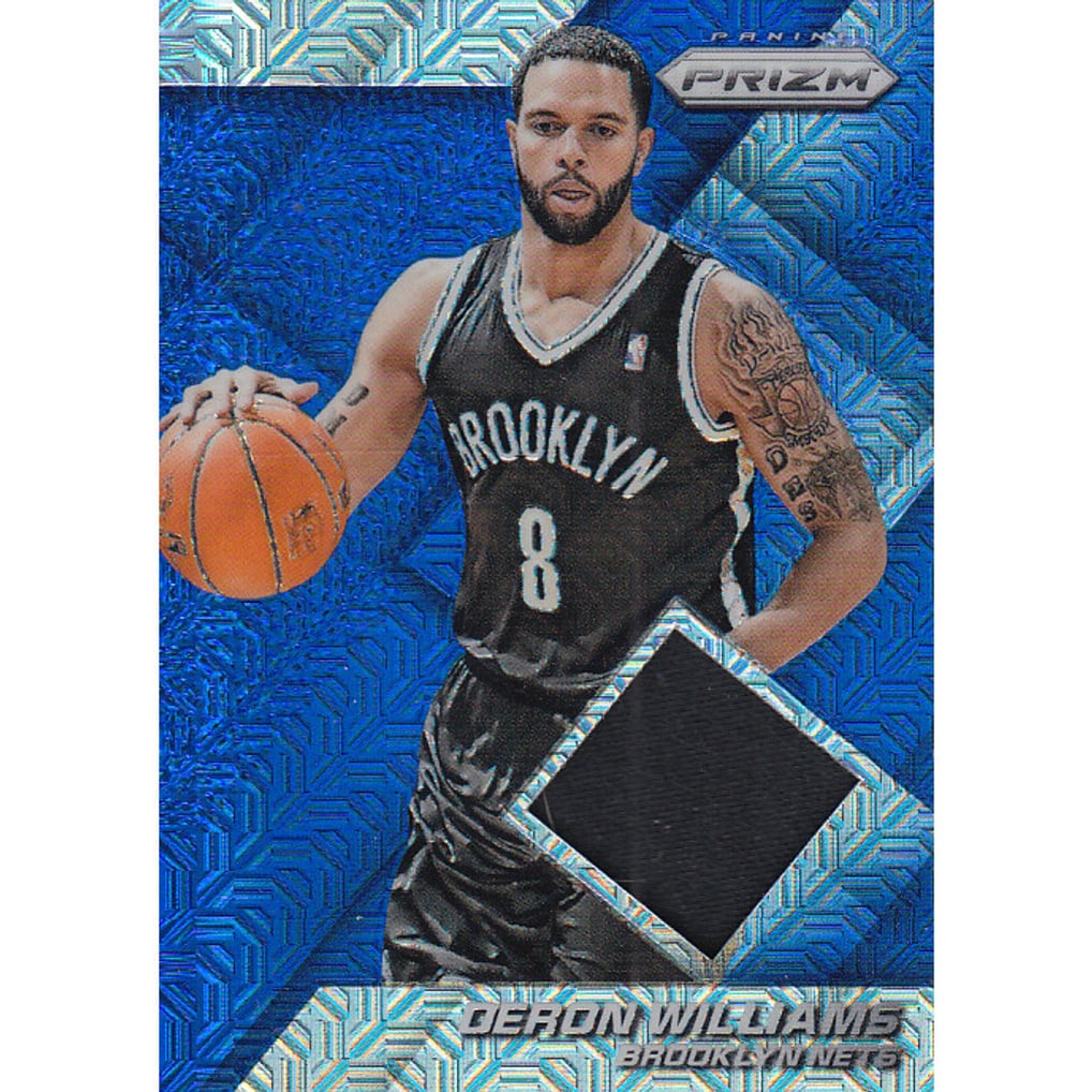 2014-15 Panini Prizm Jerseys Prizms Blue Mojo #43 Deron Williams