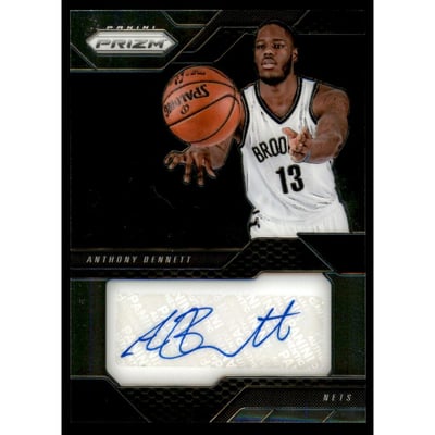 2016-17 Panini Prizm Veteran Signatures #36 Anthony Bennett