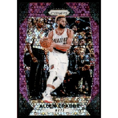 2017-18 Panini Prizm Prizms Fast Break Purple #143 Allen Crabbe