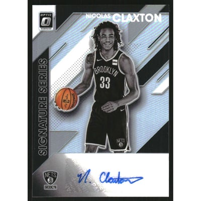 2019-20 Donruss Optic Signature Series Holo #51 Nicolas Claxton