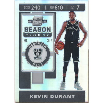 2019-20 Panini Contenders Optic Silver #72 Kevin Durant
