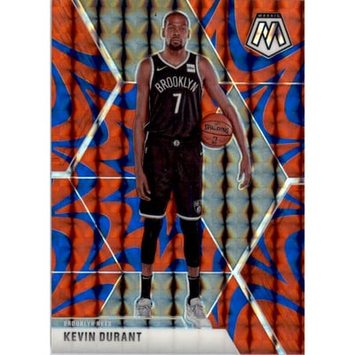 2019-20 Panini Mosaic Mosaic Blue Reactive #1 Kevin Durant