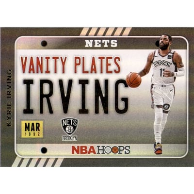 2020-21 Hoops Vanity Plates Holo #11 Kyrie Irving
