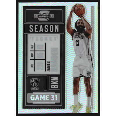 2020-21 Panini Contenders Optic Silver #94 James Harden