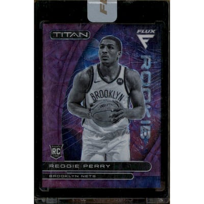 2020-21 Panini Flux Titan Rookie FOTL Purple Scope #68 Reggie Perry