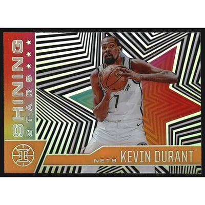 2020-21 Panini Illusions Shining Stars Orange #10 Kevin Durant