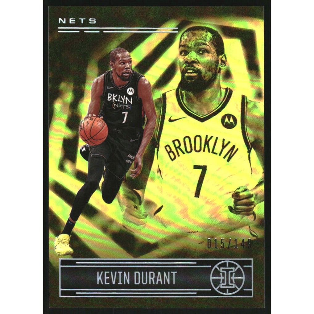 2020-21 Panini Illusions Yellow #40 Kevin Durant