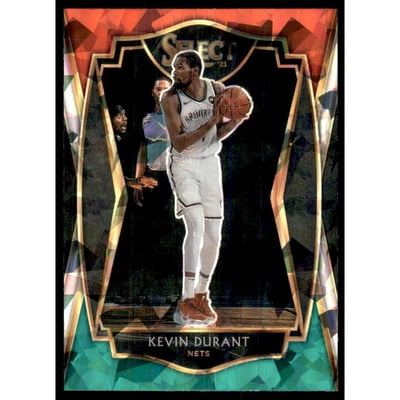 2020-21 Select Prizms Red White Green Ice #101 Kevin Durant