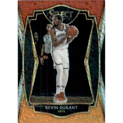 2020-21 Select Prizms Red White Orange Shimmer #101 Kevin Durant