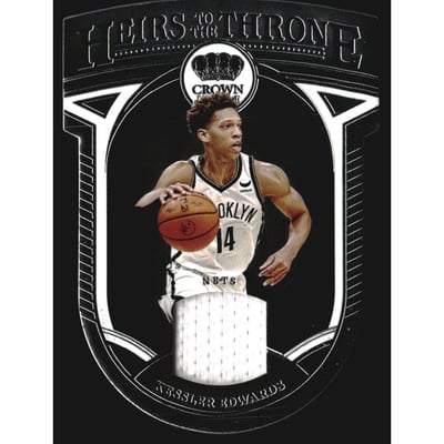 2021-22 Crown Royale Heirs to the Throne Materials #2 Kessler Edwards