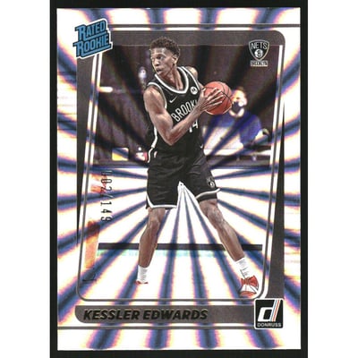 2021-22 Donruss Holo Laser #204 Kessler Edwards RR
