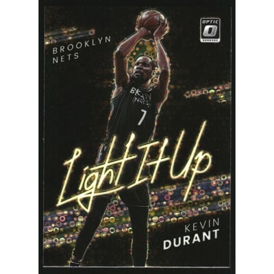 2021-22 Donruss Optic Light It Up Holo Fast Break #4 Kevin Durant