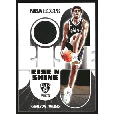 2021-22 Hoops Rise N Shine Memorabilia #27 Cameron Thomas