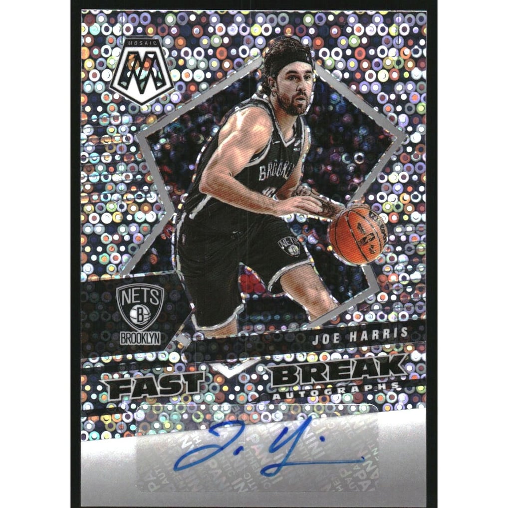 2021-22 Panini Mosaic Autographs Fast Break #15 Joe Harris