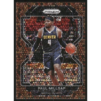 2021-22 Panini Prizm Prizms Fast Break Bronze #46 Paul Millsap