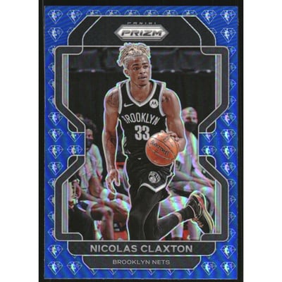 2021-22 Panini Prizm Prizms NBA 75th Anniversary #38 Nicolas Claxton