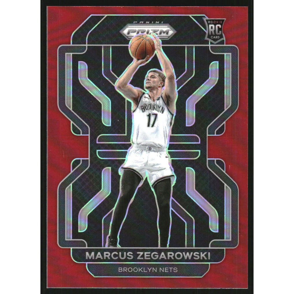 2021-22 Panini Prizm Prizms Red #300 Marcus Zegarowski