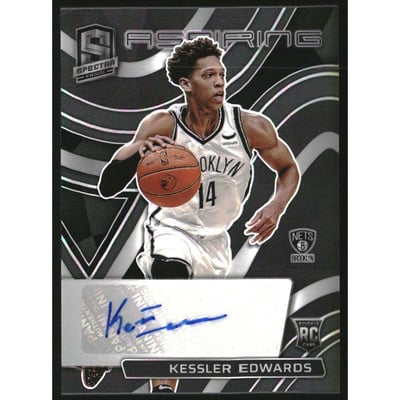 2021-22 Panini Spectra Aspiring Autographs #1 Kessler Edwards