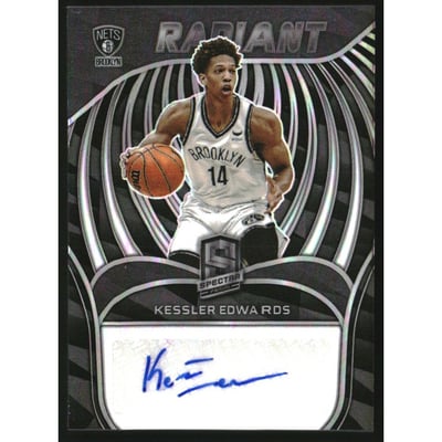 2021-22 Panini Spectra Radiant Signatures #2 Kessler Edwards/99