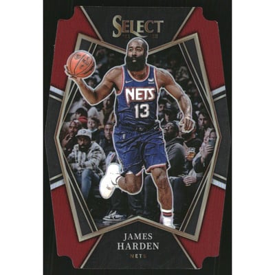 2021-22 Select Prizms Maroon Die Cut #132 James Harden