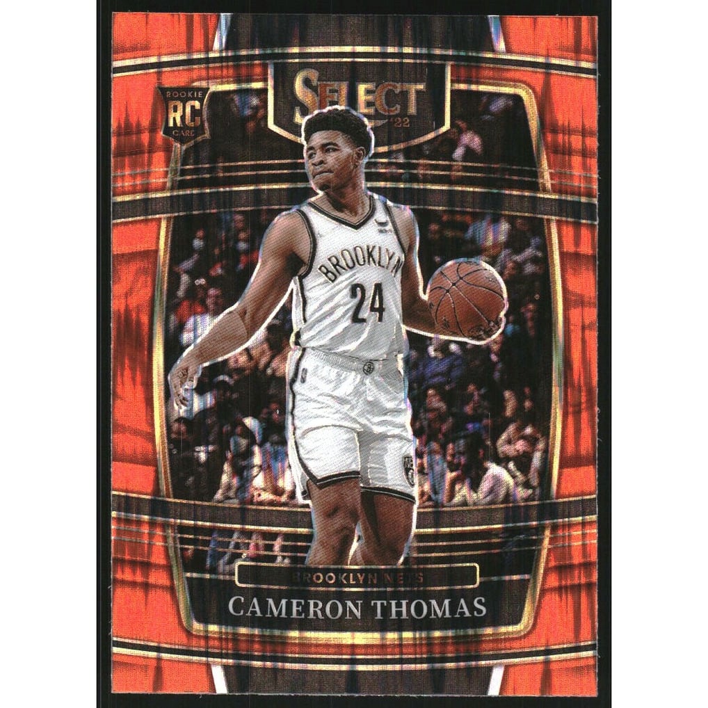 2021-22 Select Prizms Orange Flash #21 Cameron Thomas