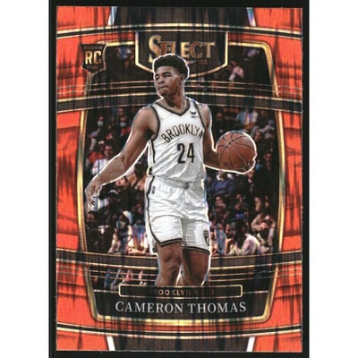 2021-22 Select Prizms Orange Flash #21 Cameron Thomas
