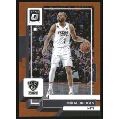 2022-23 Donruss Optic Orange #108 Mikal Bridges