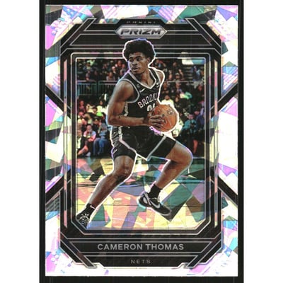 2022-23 Panini Prizm Prizms Ice #20 Cameron Thomas