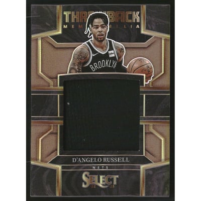 2022-23 Select Throwback Memorabilia Copper Prizms #2 D'Angelo Russell