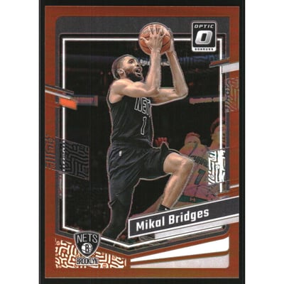 2023-24 Donruss Optic Orange #199 Mikal Bridges