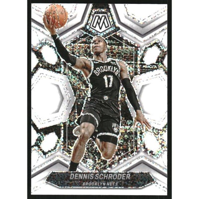 2023-24 Panini Mosaic White Sparkle #148 Dennis Schroder