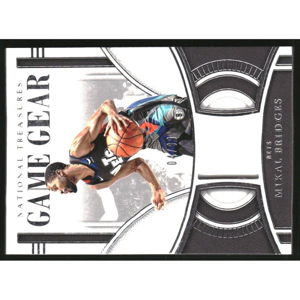 2023-24 Panini National Treasures Game Gear #21 Mikal Bridges