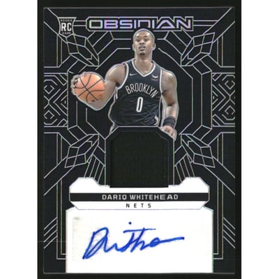 2023-24 Panini Obsidian Rookie Jersey Ink #17 Dariq Whitehead/99