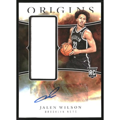 2023-24 Panini Origins Rookie Jersey Autographs #30 Jalen Wilson