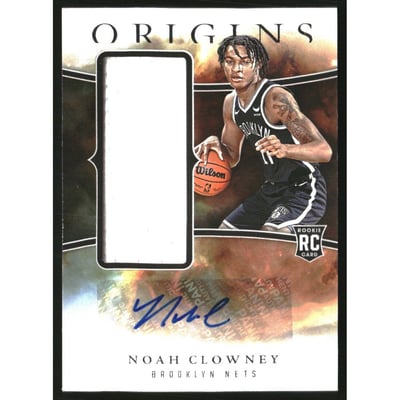 2023-24 Panini Origins Rookie Jersey Autographs #9 Noah Clowney