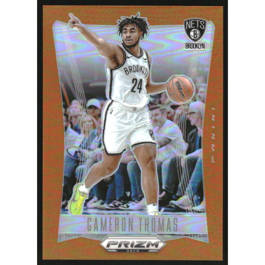 2023-24 Panini Prizm Deca Prizms Orange #25 Cameron Thomas