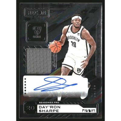 2023-24 Panini Recon Seasoned Pro Autographs #14 Day'Ron Sharpe/99