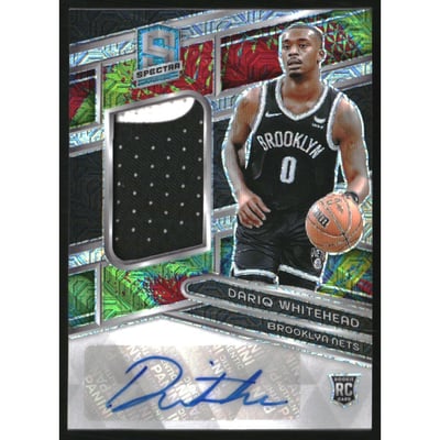 2023-24 Panini Spectra Meta #219 Dariq Whitehead JSY AU