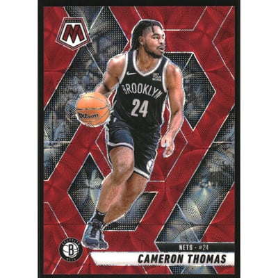 2024-25 Panini Mosaic Mosaic International Red #8 Cameron Thomas